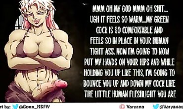 Nailed by Futa Orc into Jail