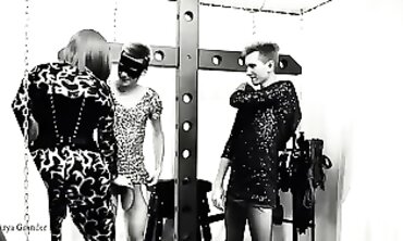 Fetish Fantasy - FemDom Domination of Submissive Man in Latex Gloves by Sexual Dominatrix