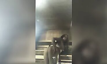 Eastern Slut Faces Exposed in Glass Room - Sexual Exploration with Older Man