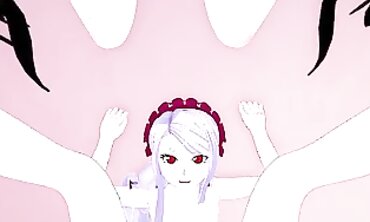 Overlord Season 2 - Three Dimensional Point Of View - Alya Serenade as Albedo & Kira Buckley as Shaltiel's POV