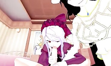Overlord Season 2 - Three Dimensional Point Of View - Alya Serenade as Albedo & Kira Buckley as Shaltiel's POV