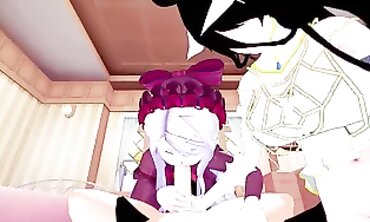 Overlord Season 2 - Three Dimensional Point Of View - Alya Serenade as Albedo & Kira Buckley as Shaltiel's POV