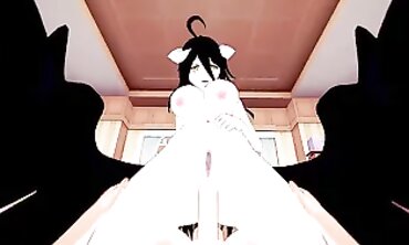 Overlord Season 2 - Three Dimensional Point Of View - Alya Serenade as Albedo & Kira Buckley as Shaltiel's POV