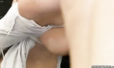 Exotic Dancer with Massive Natural Breasts Gets Fucked Outdoors