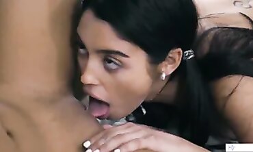 Lesbian First-Timers Share Intimate Moments in Nature - Vanesssa Sky & Alexa Nova