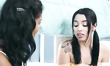 Lesbian First-Timers Share Intimate Moments in Nature - Vanesssa Sky & Alexa Nova