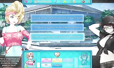 Smashing inwards the Mile High Bar - Huniepop 2