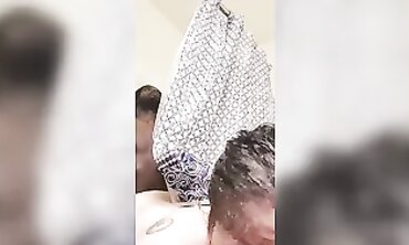 Puerto Rican Babe Uses Fucked Pussy as Shower Accessory
