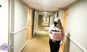 Hot Blonde MILF Gives Wild Party Orgy in Hotel