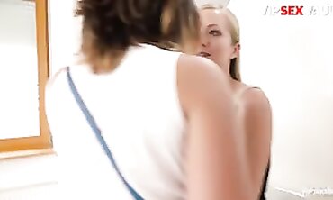Exotic Beauties Unleashed! Sexy Katie Hills Gets Fucked Hard in Her First Porn Video