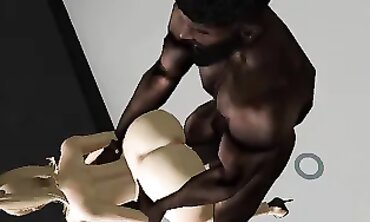 Big Dick Thriller! Petite Blonde Teen Gets Rough Anal Sex From Huge Monster-Dick