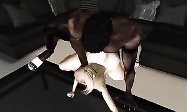 Big Dick Thriller! Petite Blonde Teen Gets Rough Anal Sex From Huge Monster-Dick