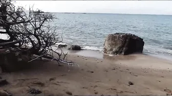 Exotic Beauties - Indian Mother Strips Publicly On A Secluded Private Island