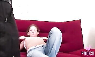 Redhead Teen Babe Tesssa Fucks Older Guy in Her First Ever Sex Video