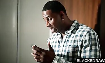 Black Draw - Interracial Threesome with Giant Black Cocks