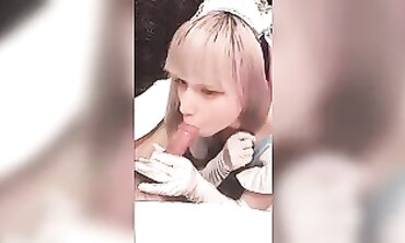 Chinese-Idol Mayuka's Erotic Roleplay - Sexy Cosplayer BJ & Lotion Massage