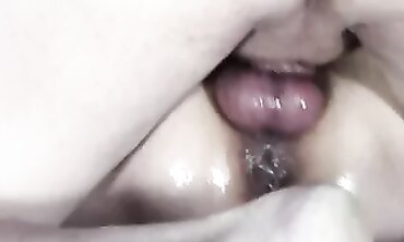 Hot MILF Rides Big Dick POV - Double Penetration with Two Huge Loads in Her Ass & Pussy