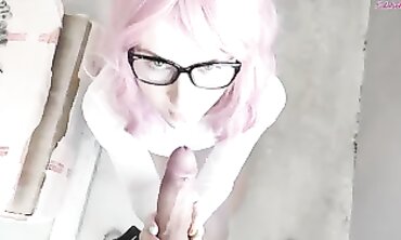 Fashionista #10 - Hot Blonde Teen Gives A Sexy & Passionate Oral Job