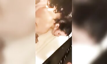 Hot Brunette Milf Cheats in Shower and on Sofa