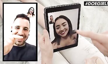 POV Blowjob From Cute Latina Teen With A Stranger