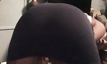 Amateur Brunette Upskirt Dance Closeup