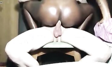 Juicy Gets Anal Creampie in Interracial Ebony Action