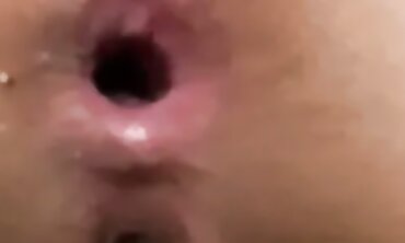POV Anal Creampie with Milky Rod