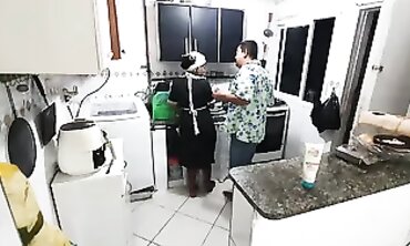 Caught Hotwife Paty Bumbum with Maid Rita