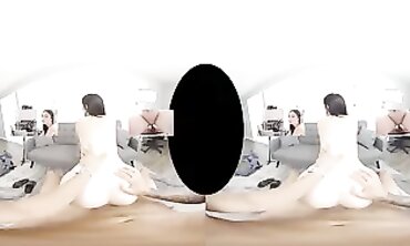 Jazmin Luv Gets Creampied During Her First VR Audition