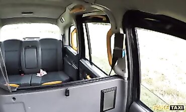 Honour May Gets Rough POV Action in a Faux Cab