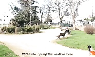 Angélique Takes Two Big Black Cocks In Hardcore Threesome