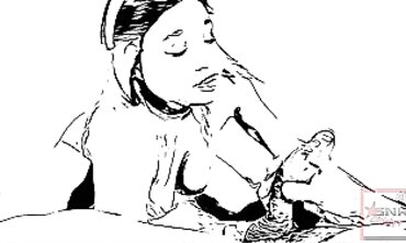 Nina Rivera's Irresistible Deep Throat POV in Comic Series