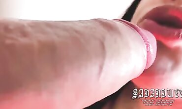 ASMR Kinky Close-Up Fellatio With Loud Deep Throating