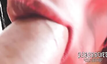 ASMR Kinky Close-Up Fellatio With Loud Deep Throating
