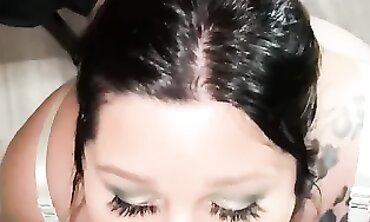 POV: Plus-Size MILF Xoraly Gets Deepthroated and Fucked