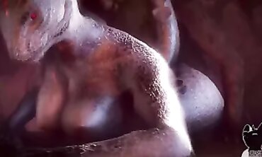 Argonian SFM Compilation: Blowjob, DP & Threesome