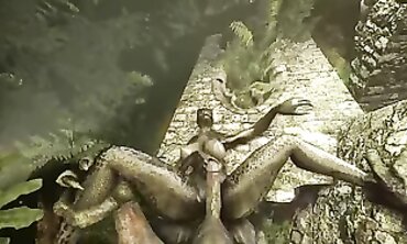 Argonian SFM Compilation: Blowjob, DP & Threesome