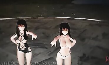MMD R18+ Double Kangxi 2.0 Abracadabra Beach Stage 1166