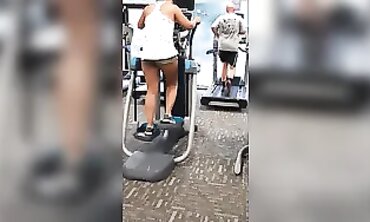 Trina Teases Gym Patrons While Traveling