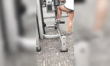 Trina Teases Gym Patrons While Traveling
