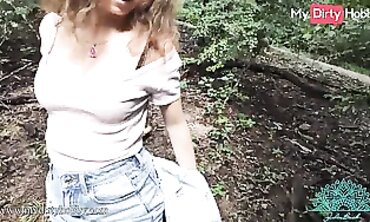 Skinny German Teen Gets Outdoor Anal Fuck