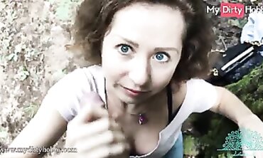 Skinny German Teen Gets Outdoor Anal Fuck