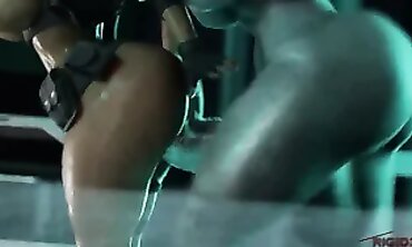 Jill Valentine Fights the Tyrant