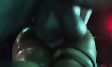 Jill Valentine Fights the Tyrant