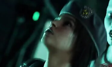 Jill Valentine Fights the Tyrant
