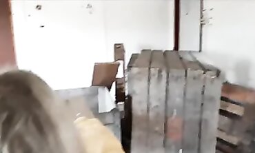 Russian MILF Gets a Quickie in an Abandoned Chernobyl Mansion