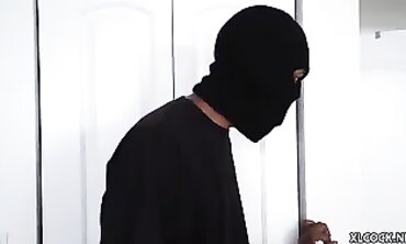BBC Burglar Roughly Rapes Brunette Housewife Jynx Maze