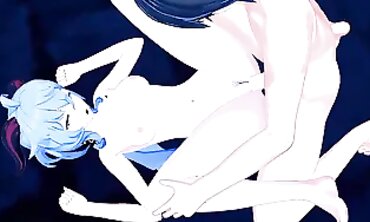 Ganyu's Big Ass Gets Drilled Missionary
