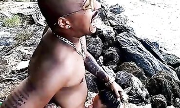 Caught on the Beach: Latina and Black Amateur Big Ass Reality