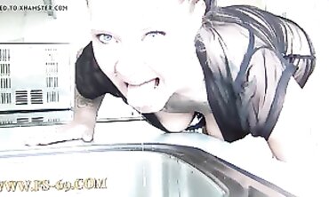 Tattooed Milf Annissa-Yara Gets Wet and Pee